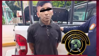 Motociclista circulaba de forma imprudente en Hecelchakán; le encuentran 35 envoltorios sospechosos