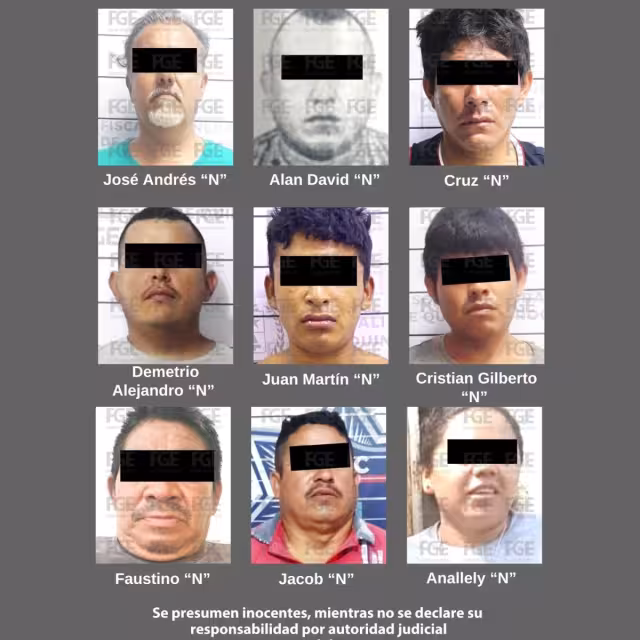 Las víctimas se tratan de sus parejas sentimentales e hijos de los detenidos