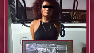 Detienen a mujer con presunta droga en la colonia Bivalvo de Ciudad del Carmen