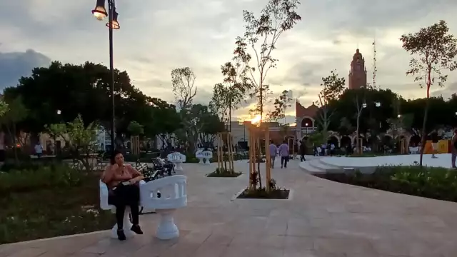 Así luce la renovación de la Plaza Grande en Mérida