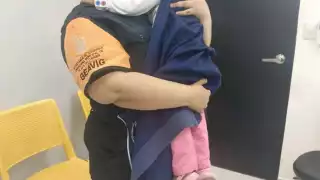 Autoridades rescataron y resguardaron a la menor.