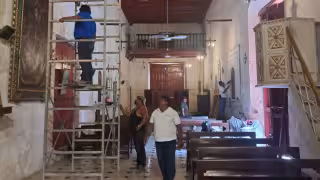 Restauran joyas de San Roque en Campeche; INAH inicia restauración integral