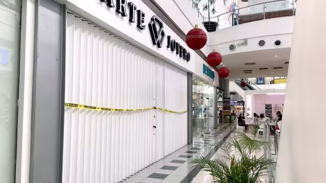 Pese a ser un centro comercial, no se cuenta con muchos elementos de seguridad
