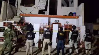 En el cateo en Valladolid se logró el aseguramiento de drogas