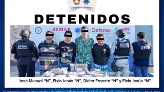 Operativo Blindaje Cancún: detienen a cuatro hombres por narcomenudeo en la Supermanzana 91