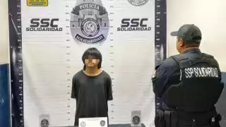 El presunto asaltante fue puesto a disposición de la FGE