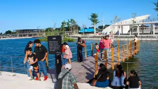 La Plancha es visitada por decenas de personas todos los días