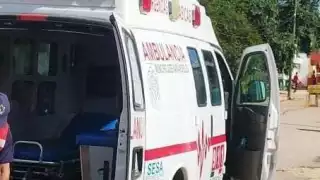 Un adulto mayor cayó de su bicicleta y tuvo que ser trasladado de emergencia en Quintana Roo