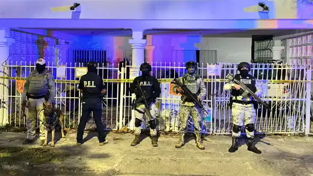 Se aseguraron drogas en el cateo en fraccionamiento Del Parque en Mérida