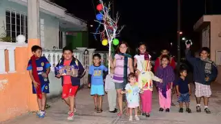 En años pasados pequeños salían a cantarla