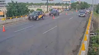 El carril permanecerá cerrado hasta nuevo aviso