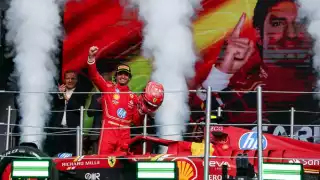 Sainz se despide del GP de México como piloto de Ferrari con una victoria