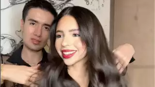 Ángela Aguilar  cambia de look y  gasta  miles de pesos en extensiones brasileñas