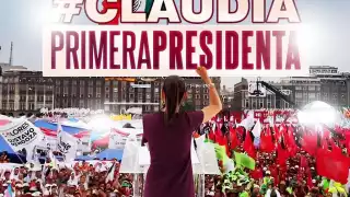 Claudia Sheinbaum, representante de Sigamos Haciendo Historia