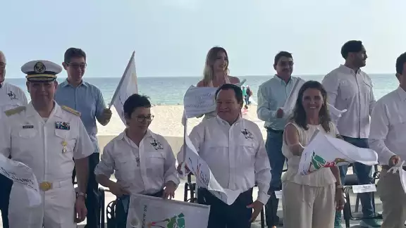 El arranque del programa fue en Puerto Progreso El arranque del programa fue en Puerto Progreso