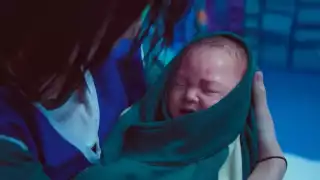 El bebé que enterneció el final de la serie