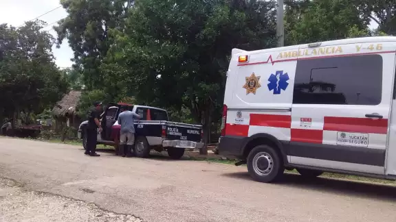 El hombre fue trasladado al hospital San Carlos de Tizimín El hombre fue trasladado al hospital San Carlos de Tizimín