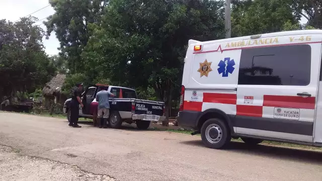 El hombre fue trasladado al hospital San Carlos de Tizimín