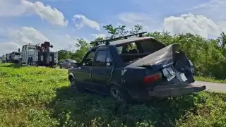 Accidente en la carretera Mérida—Campeche deja ocho lesionados