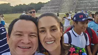 Huacho Mena destacó en sus redes sociales el compromiso de Claudia Sheinbaum con Yucatán