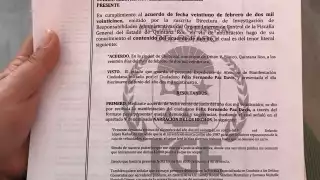 Félix Paz acudió a la Fiscalía General del Estado para buscar respuestas.