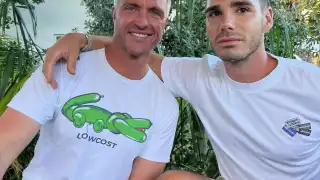 Schumacher compartió una foto con su amado en Instagram y agradeció sus buenos deseos