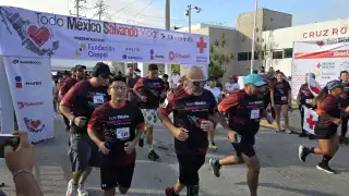 La carrera con la finalidad de recaudar fondos para la Cruz Roja