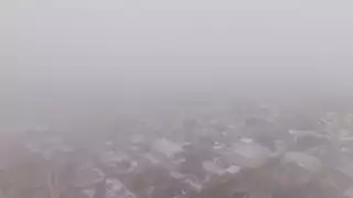 La neblina de vapor podría repetirse en menor intensidad durante los próximos dos días