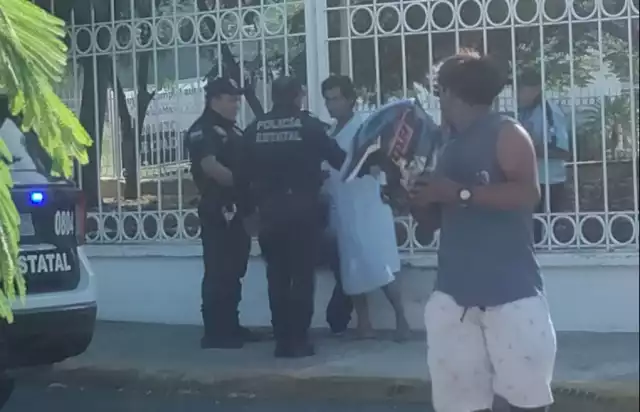 Familiares y policías evitan fuga de paciente en Hospital “Dr. Javier Buenfil Osorio”