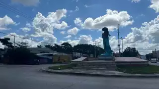 Mañana de cielo despejado en Campeche
