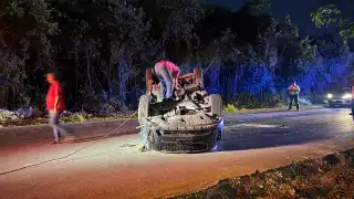 Reportan accidente de tránsito en la avenida 20 de Noviembre