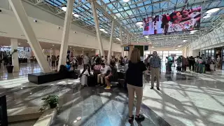 Turistas abarrotan la Estación Teya del Tren Maya previo al fin de año 2024
