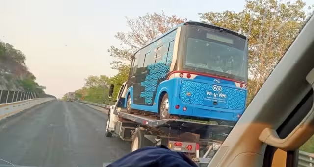 El mini Va y Ven tiene capacidad para 24 pasajeros