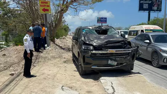 Un conductor involucrado en el accidente resultó lesionado