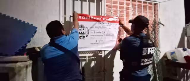 La FGE procedió con la clausura del anexo de Chetumal