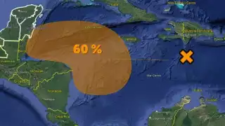 Una zona de baja presión en el Caribe tiene un 60% de probabilidad de convertirse en ciclón tropical en los próximos siete días