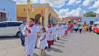 Procesión de Ramos reúne a cientos de fieles en Campeche y municipios