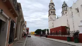 Desértico Centro Histórico de Campeche este 25 de diciembre 