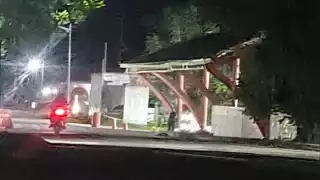 Los hechos ocurrieron alrededor de las 21:30 horas a un costado del domo.