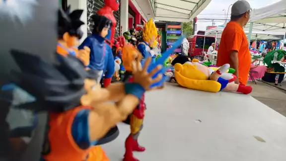 Las piezas más caras son las figuras japonesas, como por ejemplo los "Gokus"
