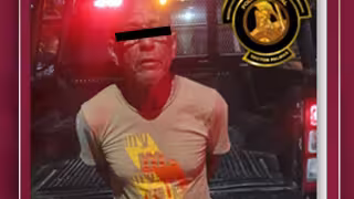 Elementos de la SPSC detuvieron a un hombre con dosis de presunta droga en la colonia La Peña de Campeche.