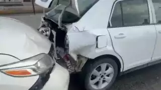 Un autobús del Valle provoca cuatro lesionados.