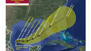 Milton se intensifica sobre el Golfo de México