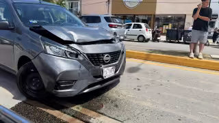 Choque por alcance en Tulum deja daños superiores a 50 mil pesos.