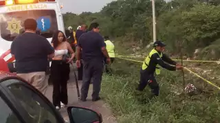 Curva de la muerte en la carretera federal Mérida-Motul cobra la vida de un joven de 28 años 