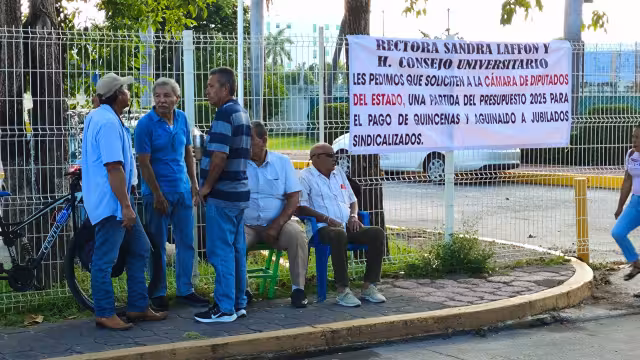 UNACAR incumple nuevamente el pago de la quincena atrasada a los jubilados