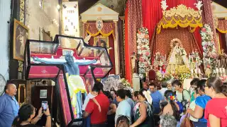   Cristo Negro de San Román se une a la celebración de la Virgen de Ciudad del Carmen  