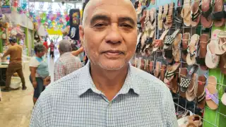 Jorge Simón Díaz, presidente de la Unión de Locatarios, expresó temor por la crisis económica que podría empeorar en 2025