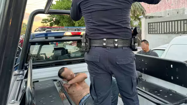 Casi lincharon al hombre, quien estuvo amarrado una hora hasta que llegaron los uniformados