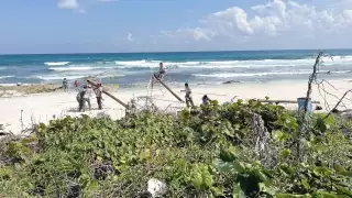 Acondicionan tres playas  para el turismo en Isla Mujeres